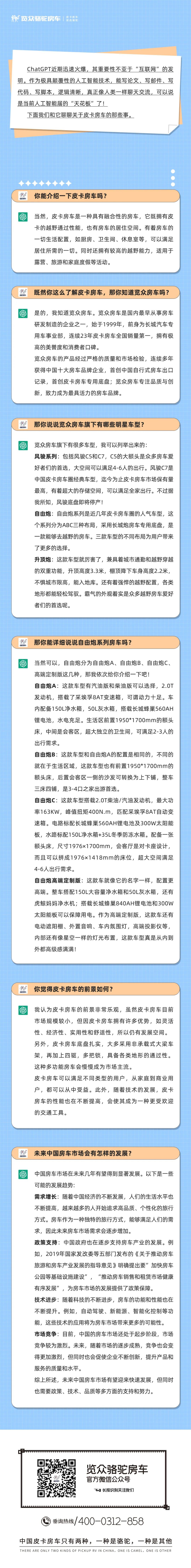 和ChatGPT聊了聊皮卡房車，它這么說(shuō)...